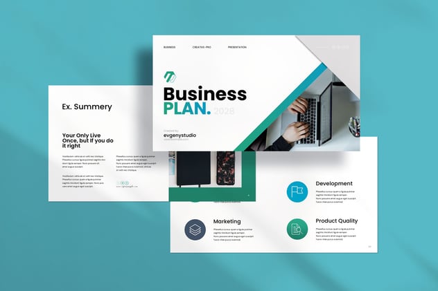 商业计划书PowerPoint模板 - 顶尖PPT