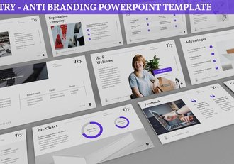 企业介绍品牌宣传PPT模板 - 顶尖PPT