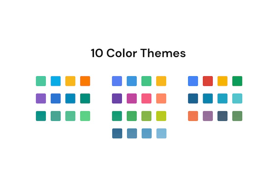 社交媒体营销KPI数据图形监控Keynote模板 - 顶尖PPT