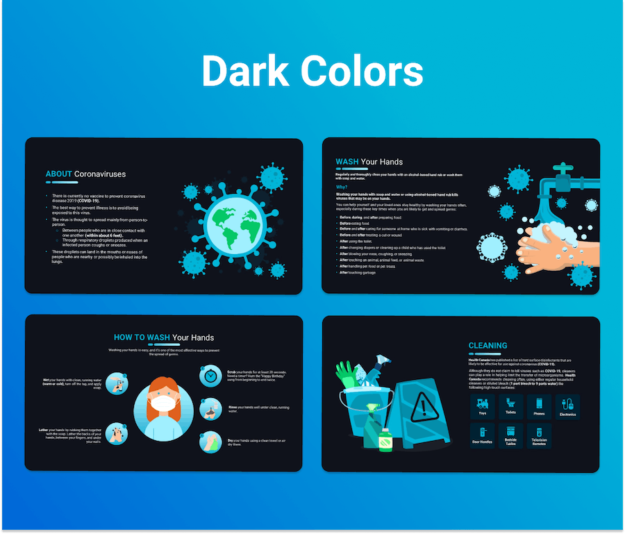 卫生防疫知识预防病毒PPT模板 - 顶尖PPT