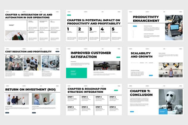 人工智能和机器人自动化PPT模板 - 顶尖PPT