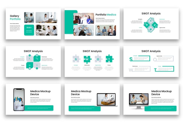 医学会议报告学术研究成果展示keynote模板 - 顶尖PPT