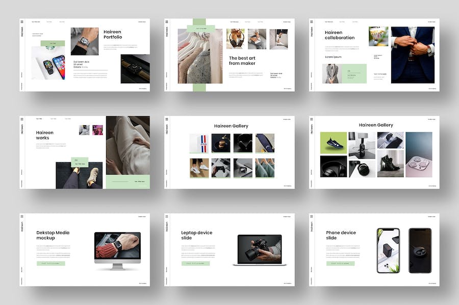 欧美高端简约风格PPT模板 - 顶尖PPT