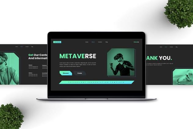 AI技术发布会人工智能keynote模板 - 顶尖PPT