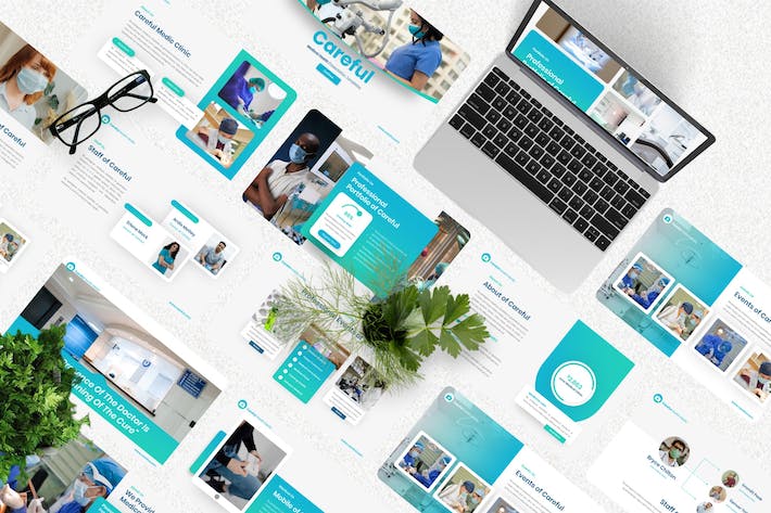 医疗护理健康知识Keynote模板 - 顶尖PPT