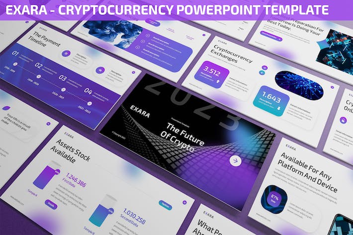 虚拟货币公司团队介绍PPT模板 - 顶尖PPT