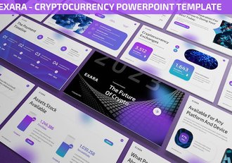 虚拟货币公司团队介绍PPT模板 - 顶尖PPT