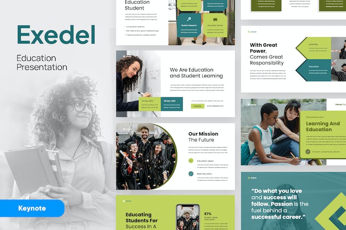 教育课程讲述展示方案Keynote模板 - 顶尖PPT