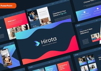 创意机构商务风格PPT模板 - 顶尖PPT