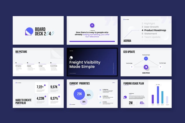 极简风格商务数据分析统计PPT模板 - 顶尖PPT