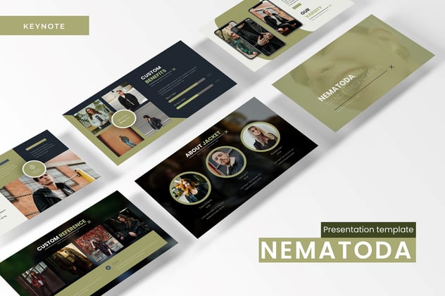 欧美商务风格企业简介keynote模板 - 顶尖PPT