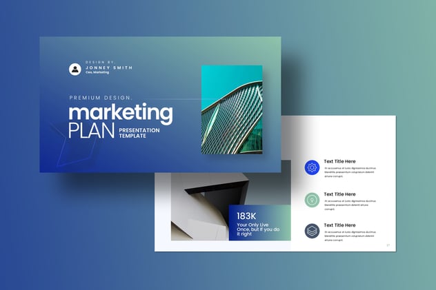 营销计划推广策略方案Keynote模板 - 顶尖PPT