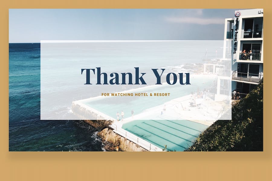 酒店度假村民宿keynote模板 - 顶尖PPT