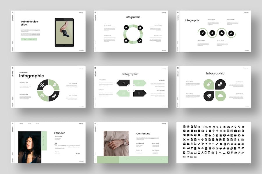 欧美高端简约风格PPT模板 - 顶尖PPT