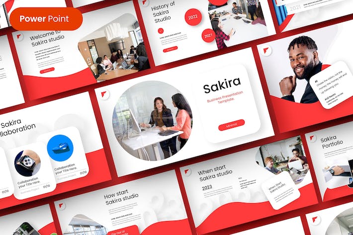 红色商业计划书企业合作团队介绍年计划总结品牌展示通用PPT模板 - 顶尖PPT