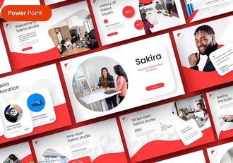 红色商业计划书企业合作团队介绍年计划总结品牌展示通用PPT模板 - 顶尖PPT