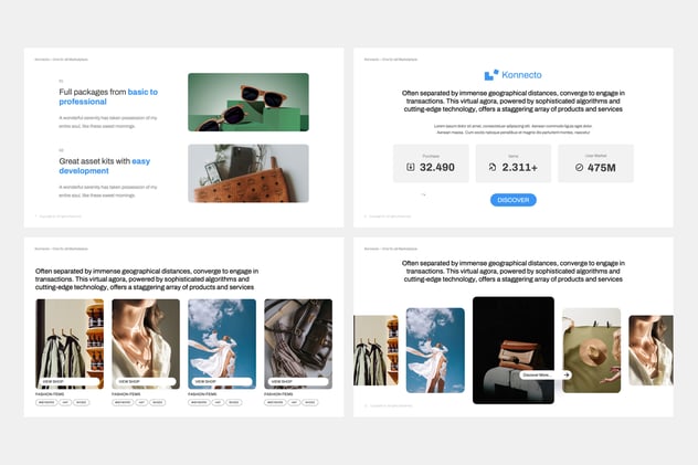 市场业务运营情况数据风格展示PPT模板 - 顶尖PPT