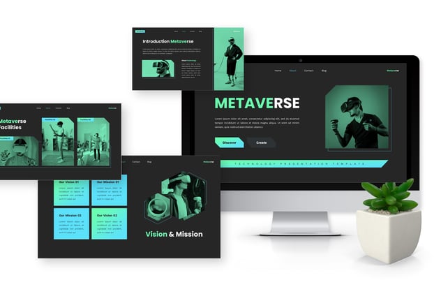 AI技术发布会人工智能keynote模板 - 顶尖PPT