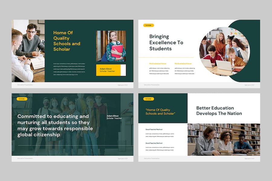 大学教育教学PPT模板 - 顶尖PPT