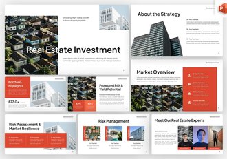 房地产投资项目分析展示PPT模板 - 顶尖PPT