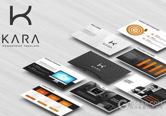 80多页橙色企业商务多用途PPT模板 - 顶尖PPT