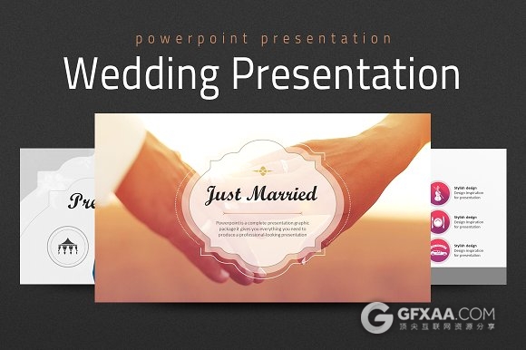 卡通风格婚礼人生PPT模板 - 顶尖PPT