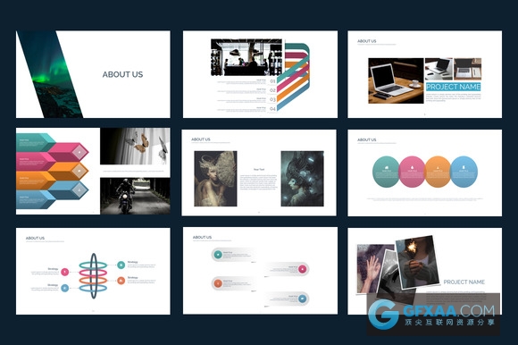 100页创意艺术PPT模板+keynote模板 - 顶尖PPT