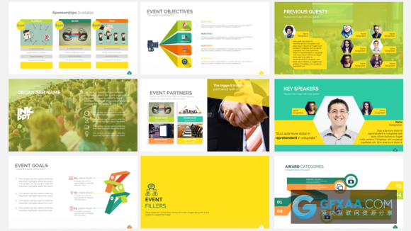 研讨会推广获得招商引资PPT模板 - 顶尖PPT