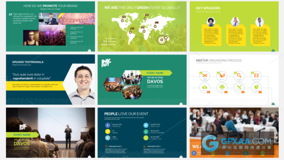 研讨会推广获得招商引资PPT模板 - 顶尖PPT