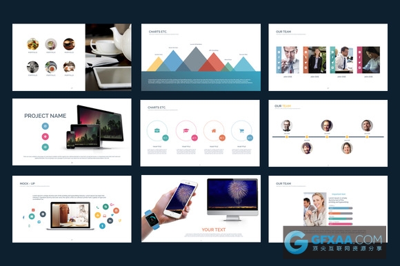 100页创意艺术PPT模板+keynote模板 - 顶尖PPT