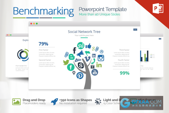 精美商务团队介绍职场报告PPT模板 - 顶尖PPT
