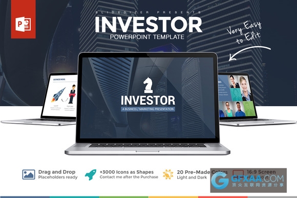 公司战略会议团队介绍内部架构PPT模板 - 顶尖PPT