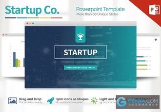 70多页电子商务产品展示粉色PPT模板 - 顶尖PPT