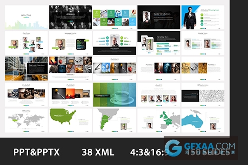 Galau幻灯片模板 - 顶尖PPT