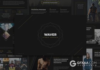 高端大气简约时尚风格PPT模板 - 顶尖PPT