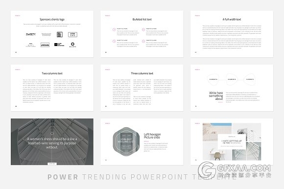 120页极简艺术唯美风格PPT模板 - 顶尖PPT