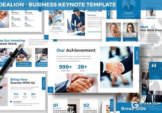 30页商务项目合作工作计划总结业务合作多用途keynote模板 - 顶尖PPT