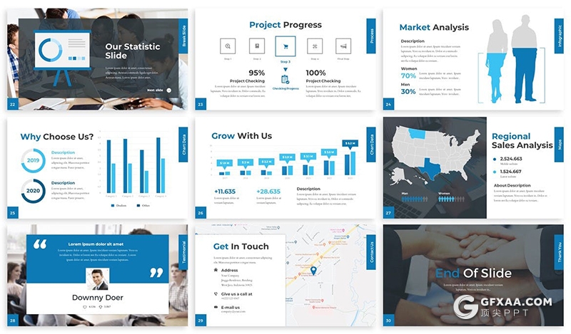 30页商务项目合作工作计划总结业务合作多用途keynote模板 - 顶尖PPT