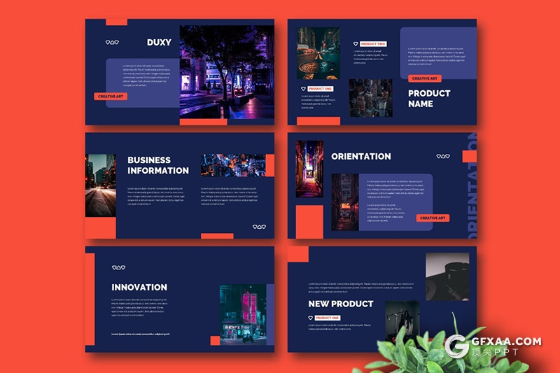 30红蓝配色企业介绍工作计划总结多用途PPT模板 - 顶尖PPT