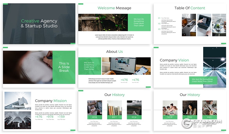 30页扁平化商务风格企业项目规划商业布局keynote模板3种主题配色 - 顶尖PPT