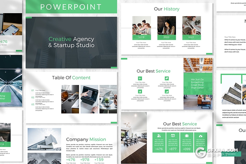 30页扁平化商务风格企业项目规划商业布局PPT模板3种主题配色 - 顶尖PPT