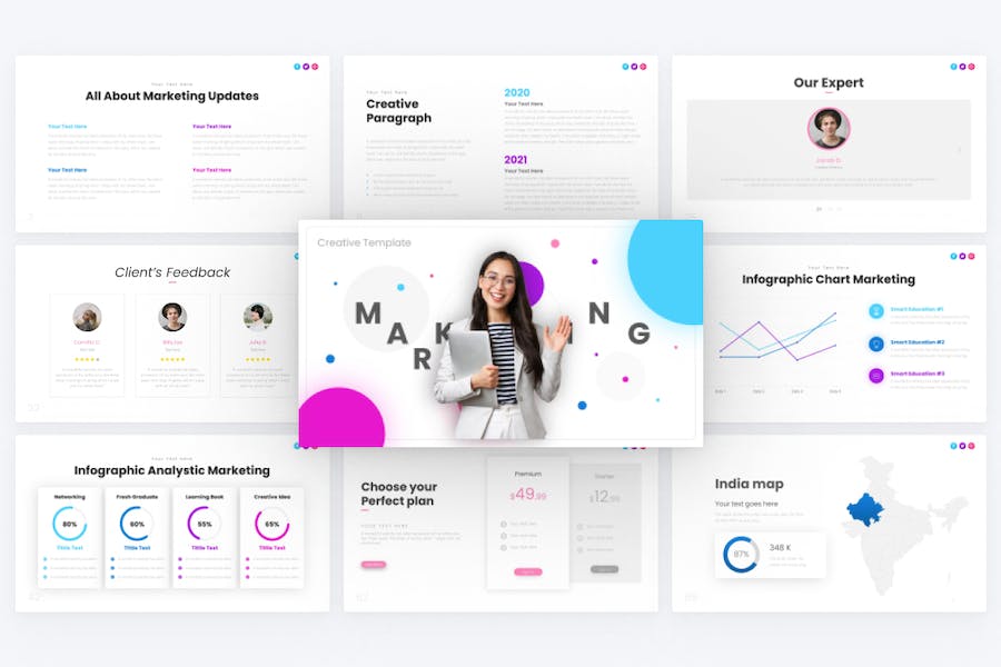 营销策划创意商务keynote模板 - 顶尖PPT