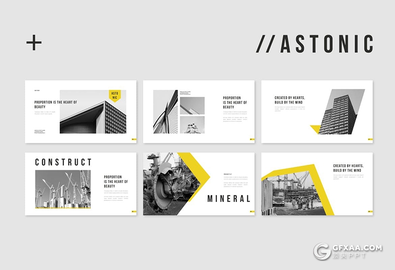 35页黄色简约商务企业介绍项目展示商业布局PPT模板 - 顶尖PPT