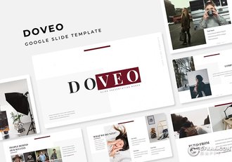 30页扁平化简约风格设计师团队介绍Google slides模板5种主题配色 - 顶尖PPT