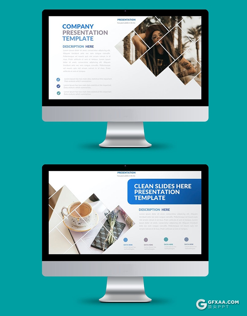 38页简约时尚摄影图片展示图文搭配设计PPT模板 - 顶尖PPT