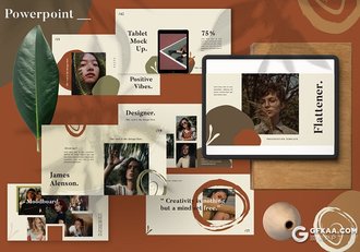 50页国外复古文艺唯美风格摄影美图展示多用途PPT模板 - 顶尖PPT