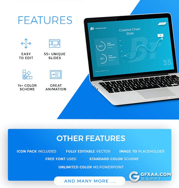 56页商务风格业务合作企业团队介绍工作计划总结PPT模板16种主题配色 - 顶尖PPT