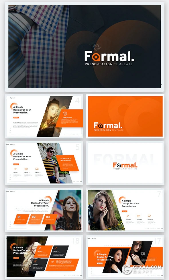 56页国外高端时尚风格团队介绍工作计划多用途PPT模板10种主题配色 - 顶尖PPT