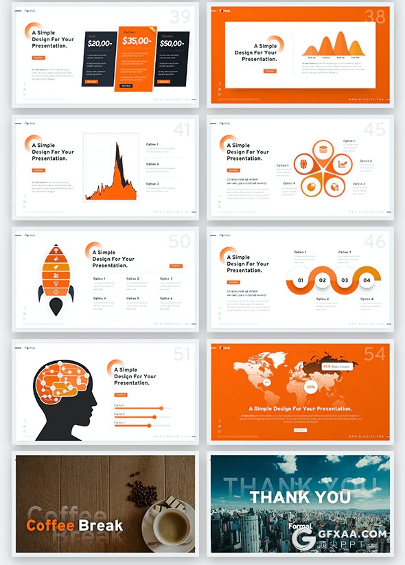56页国外高端时尚风格团队介绍工作计划多用途PPT模板10种主题配色 - 顶尖PPT