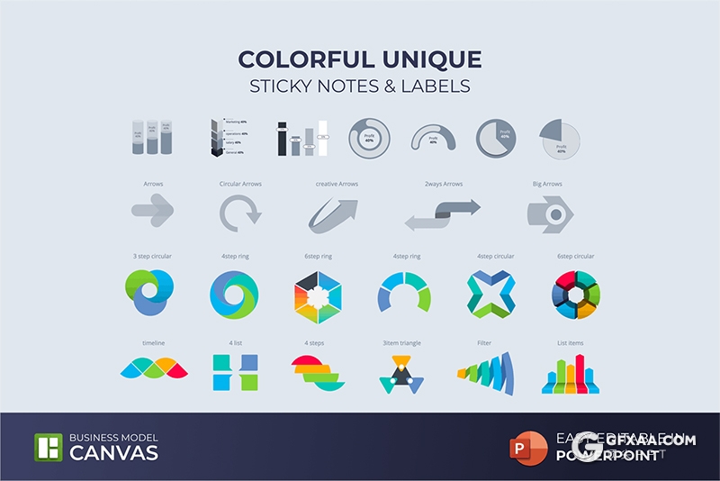 业务模型业务布局展示商业模式演示PPT模板 - 顶尖PPT